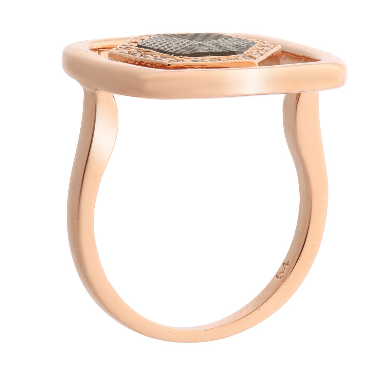 Geometrischer architektonischer Statement Ring