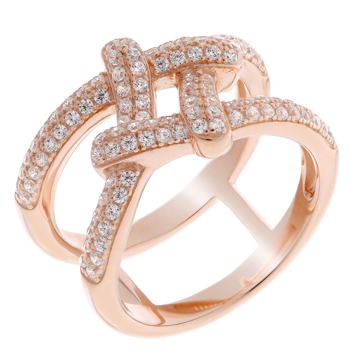 Orphelia Damen-Ring Sterling-Silber 925, Rosé, ZR-7277