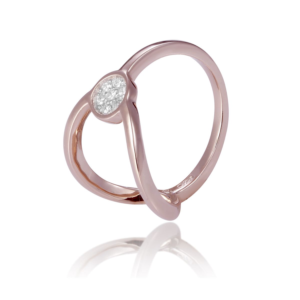 Orphelia Damen-Ring Sterling-Silber 925, Rosé, ZR-7439