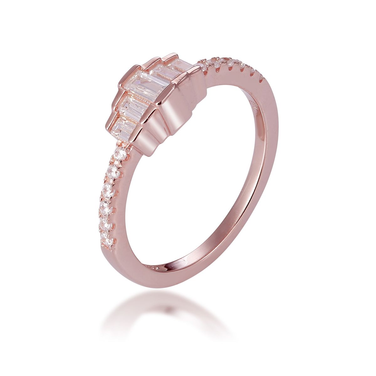 Orphelia Damen-Ring Sterling-Silber 925, Rosé, ZR-7443
