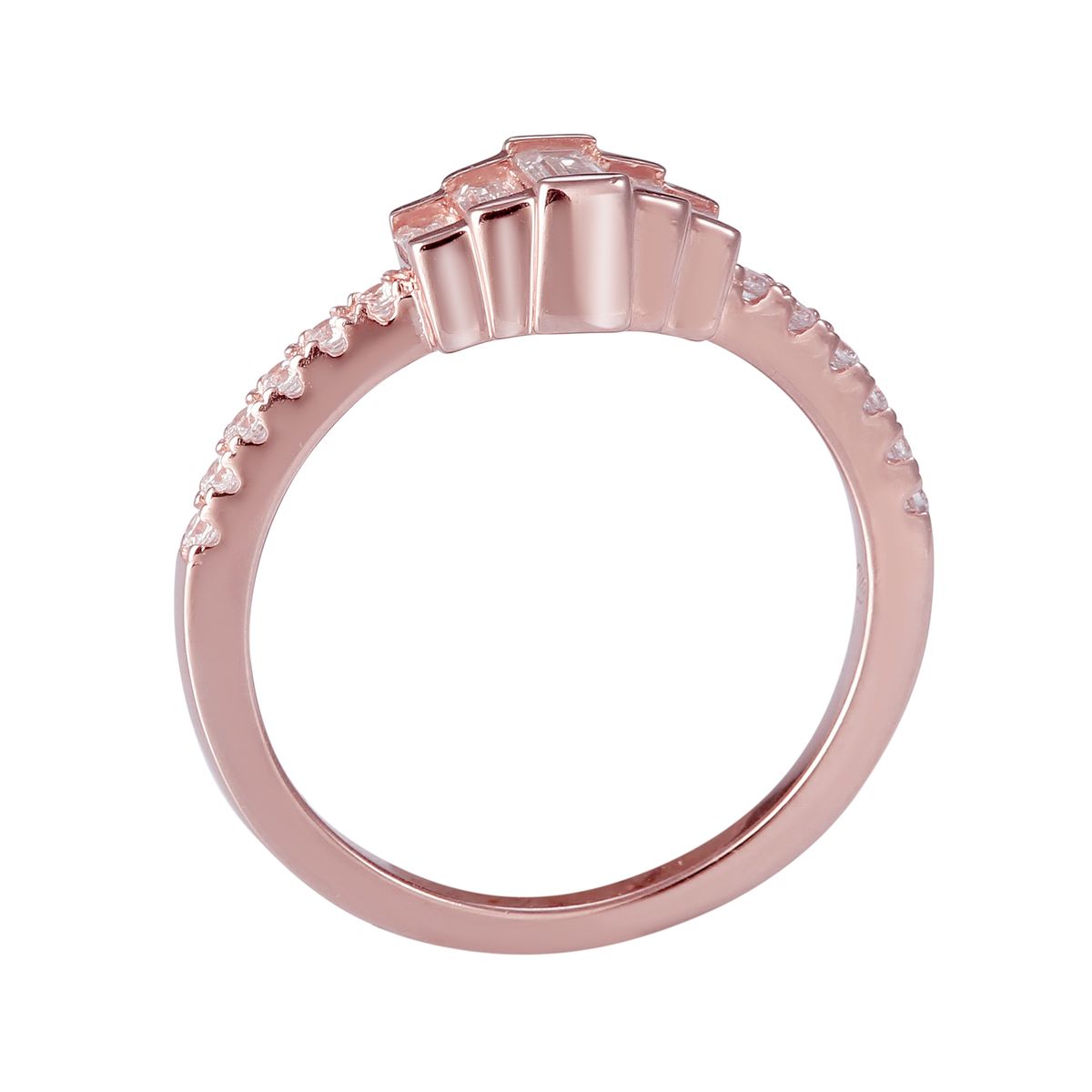 Eleganter Art Déco Baguette-Ring