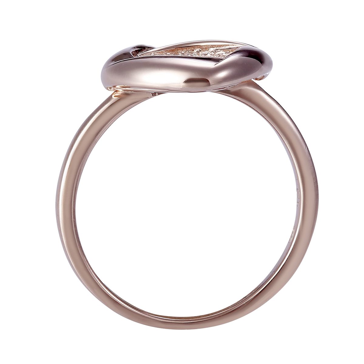 Eleganter Ring mit Pavee-Besatz