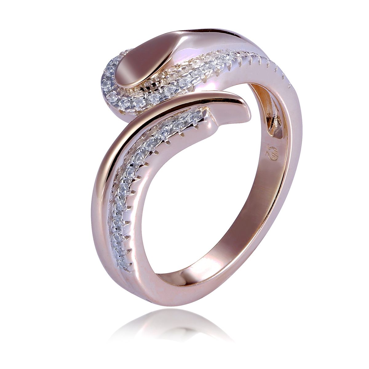 Orphelia Damen-Ring Sterling-Silber 925, Rosé, ZR-7441
