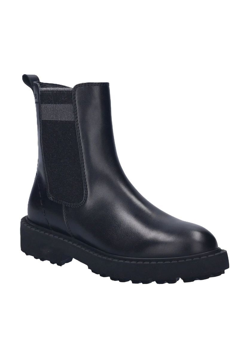 Klassische schwarze Chelsea Boots aus Leder