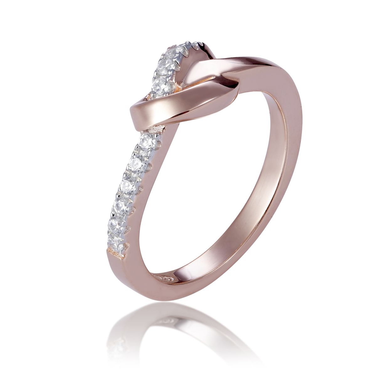 Orphelia Damen-Ring Sterling-Silber 925, Rosé, ZR-7463
