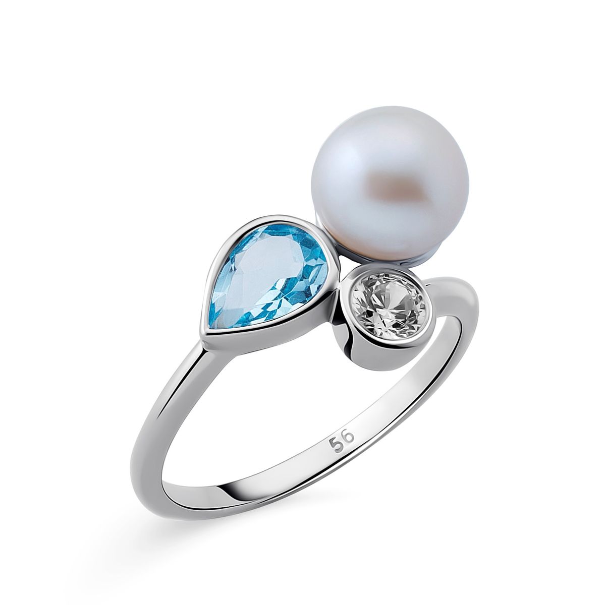 Orphelia Damenring 925 Sterling Silber - Silber ZR-7498