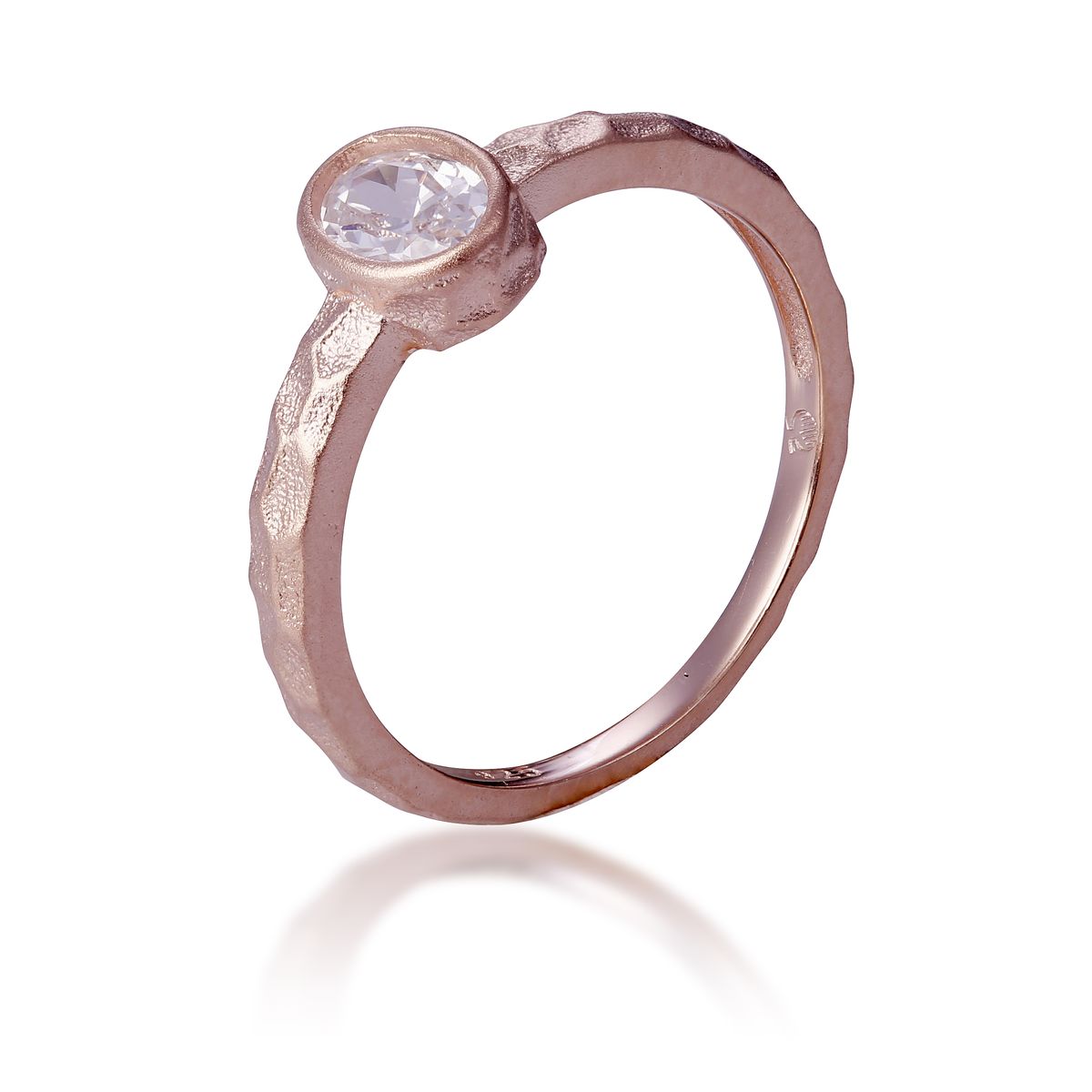Orphelia „Robin“ Damen-Ring aus 925er Sterlingsilber, Rosé, ZR-7434