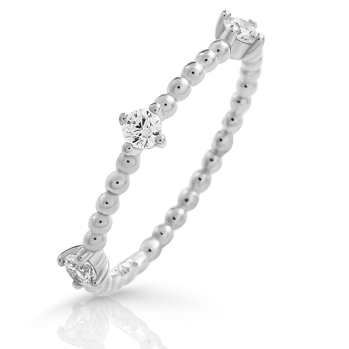 Orphelia „Sparkle“ Damen-Ring aus 925er Sterlingsilber – Silber ZR-7530