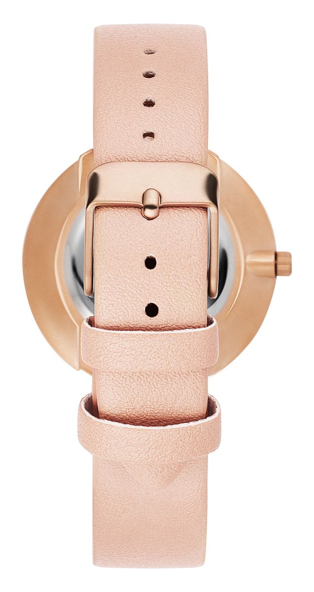 Minimalistische Armbanduhr mit Marmor-Zifferblatt