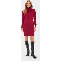 Kleid U6801, Kleid Gerade Passform red