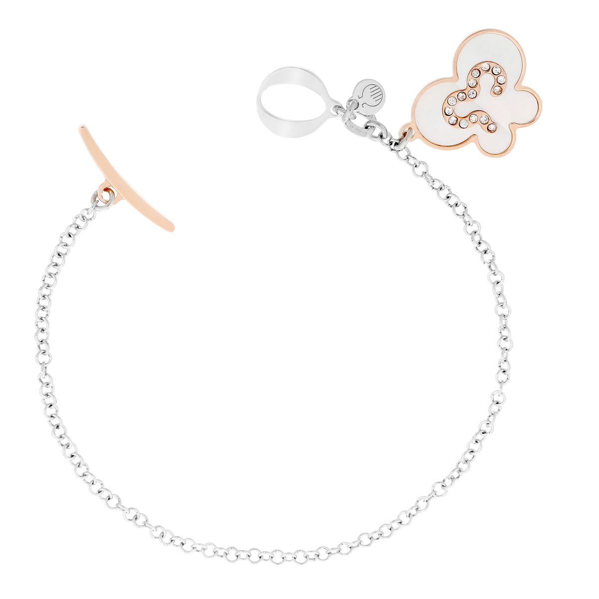 Sterlingsilber-Armband mit Schmetterlings-Charm