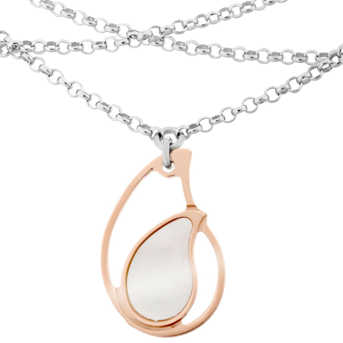 Orphelia 'Lana' Armband aus 925er Sterlingsilber für Damen – Silber/Rosé ZA-7164