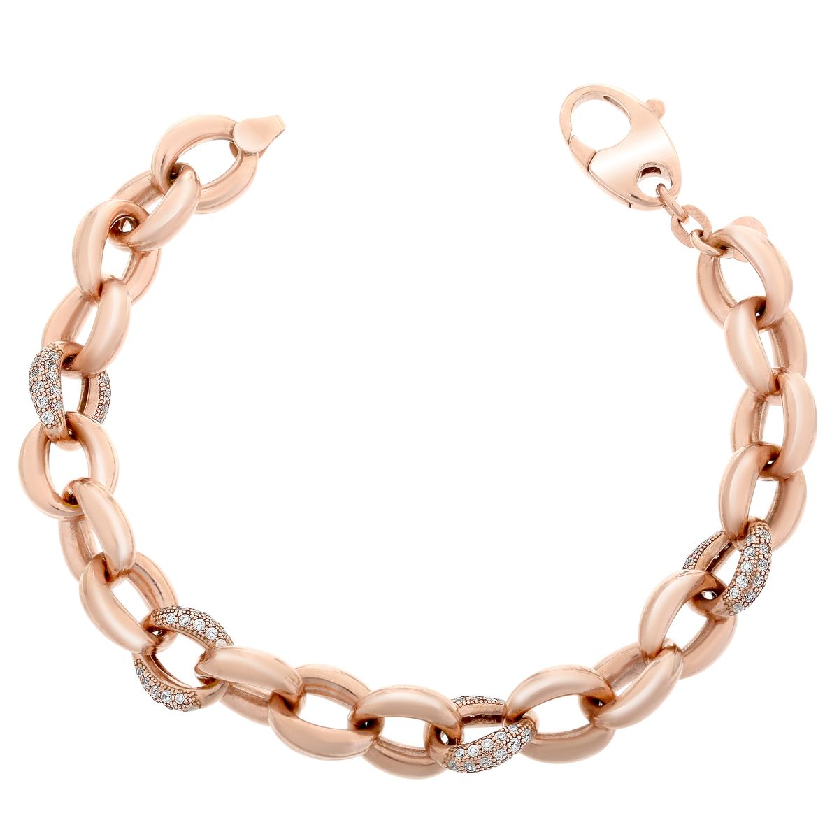 Orphelia Damen Armband aus 925er Sterlingsilber - Rose ZA-7175/RG