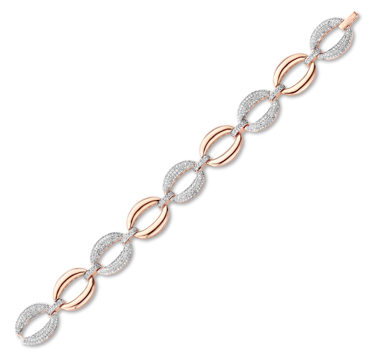 Orphelia Damen-Armband Sterling-Silber 925 – Silber/Rosé ZA-7211/RG