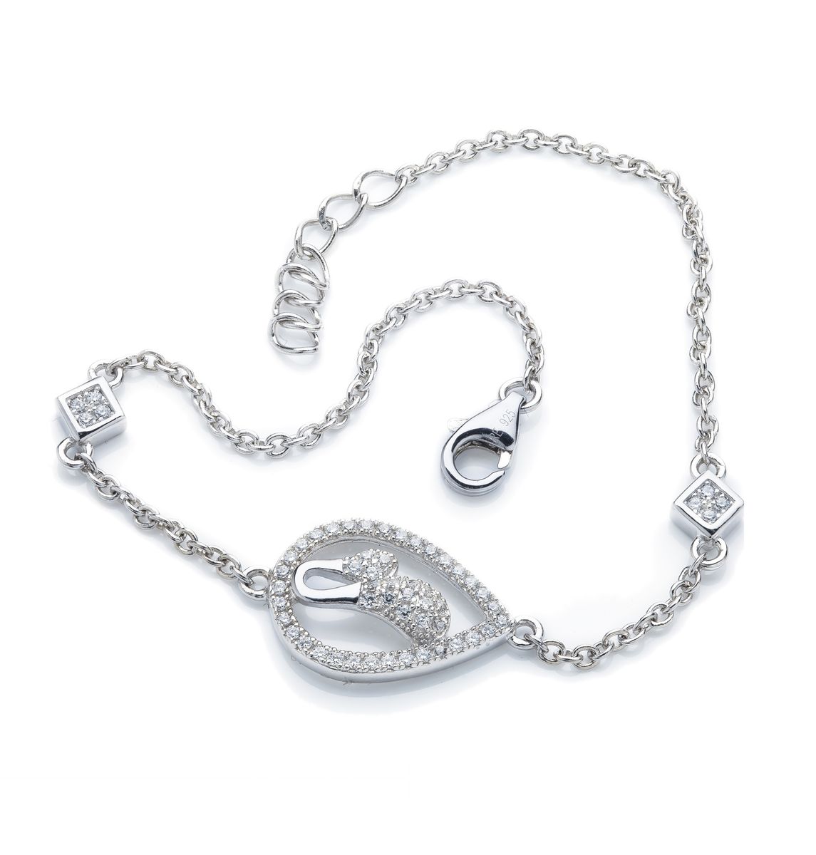 Orphelia Damen-Armband aus 925er Sterlingsilber – Silber ZA-1000