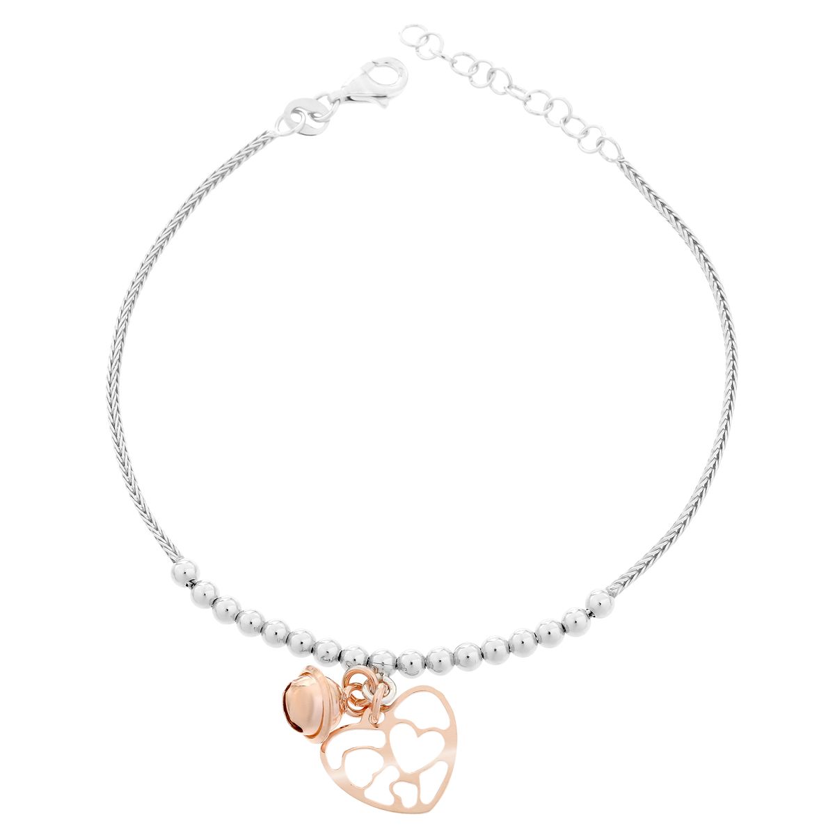 Orphelia Damen-Armband aus 925er Sterlingsilber – Silber/Rosé ZA-7109