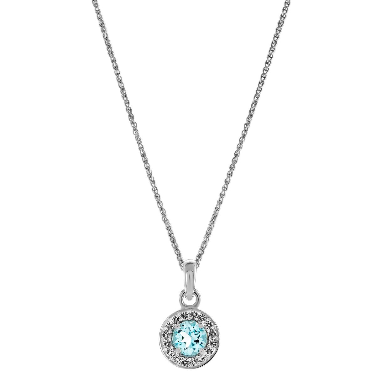 Orphelia 'Bristol' Damen-Anhänger aus 925er Sterlingsilber mit Kette – Silber ZH-7579/B