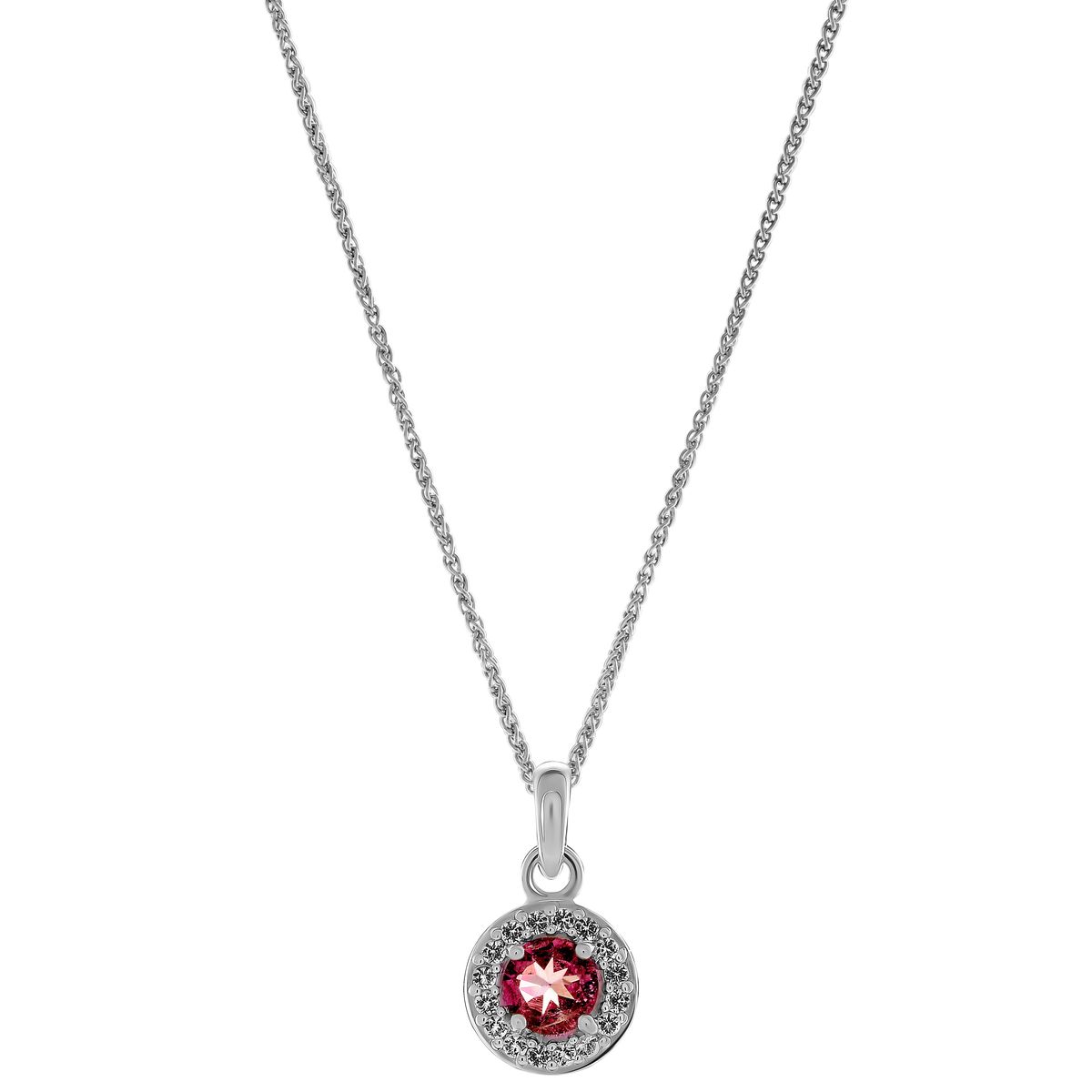 Orphelia 'Bristol' Damen-Anhänger aus 925er Sterlingsilber mit Kette – Silber ZH-7579/P