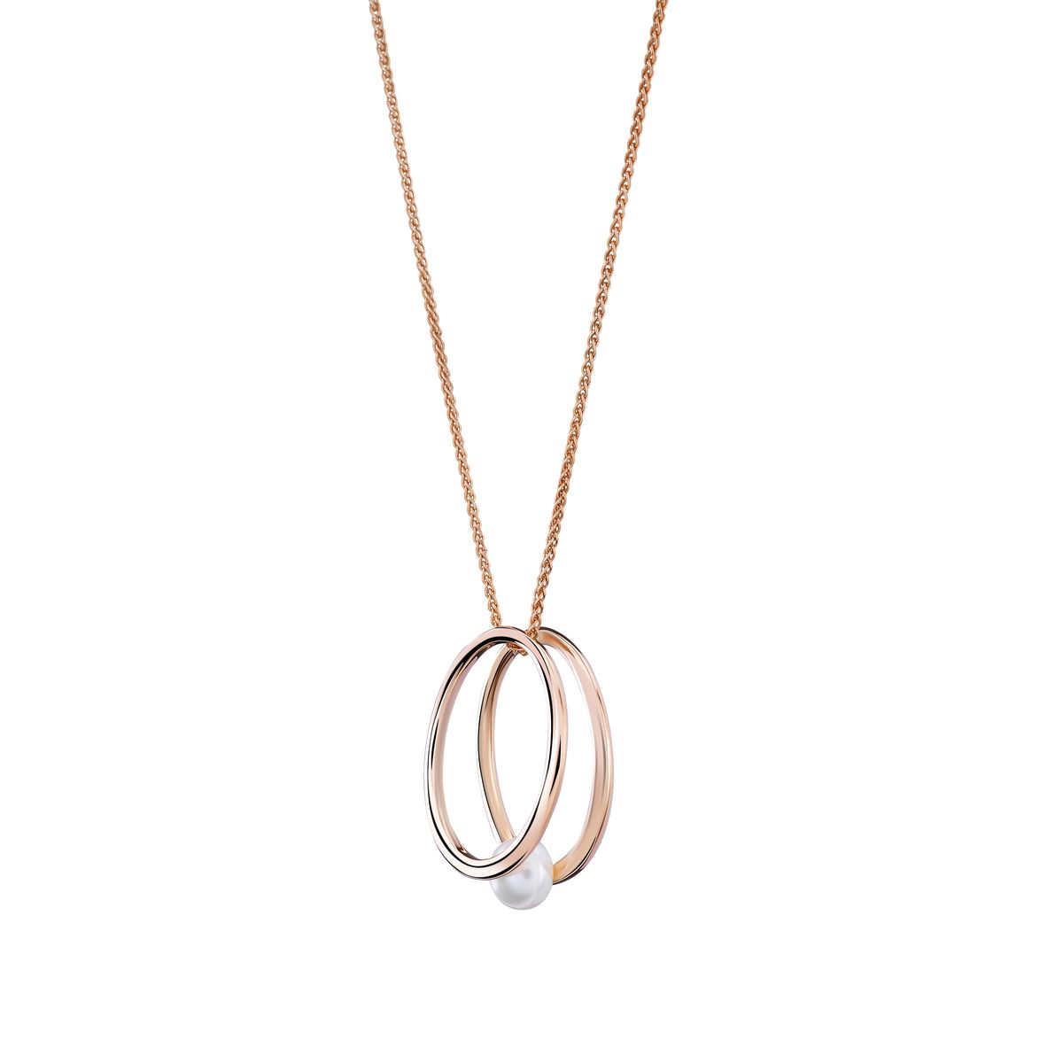 Orphelia 'Heloise' Damenkette mit Anhänger aus 925er Sterlingsilber, Rosé, ZH-7509