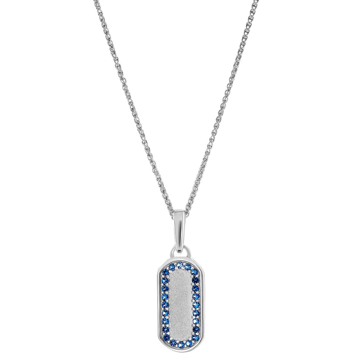 Orphelia 'Malaga' Damen-Anhänger aus 925er Sterlingsilber mit Kette – Silber ZH-7573