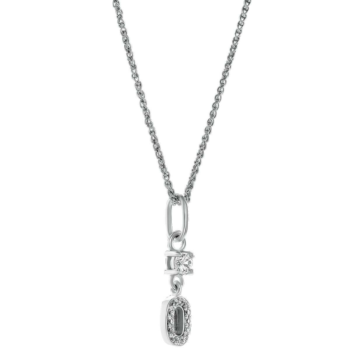 Zarte 'Lily' Halskette aus Sterlingsilber