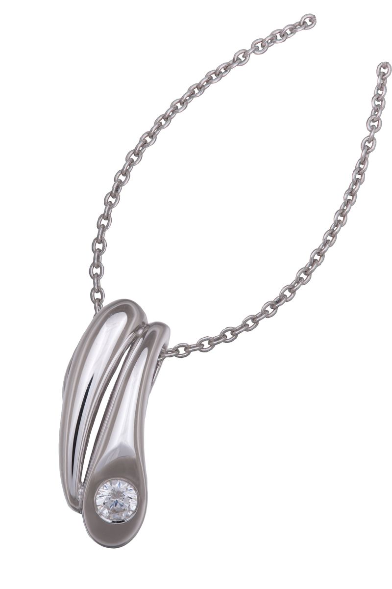 Orphelia Damen Kette aus 925 Sterling Silber mit Anhänger - Silber ZH-4545