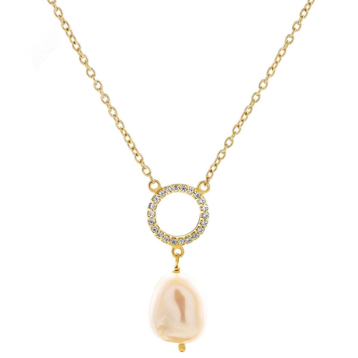 Orphelia 'Spa' Damen-Anhänger aus 925er Sterlingsilber mit Kette – Gold ZK-7575/G