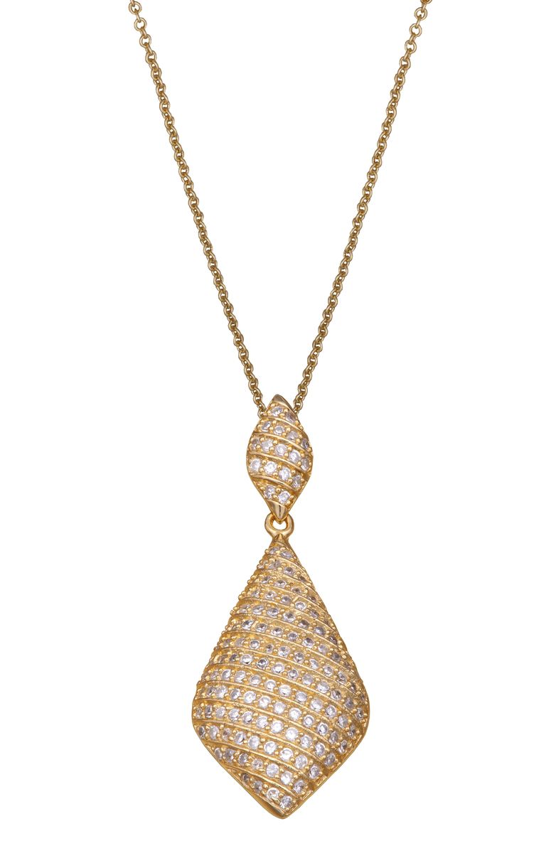 Orphelia Damen-Kette aus 925er Sterlingsilber mit Anhänger – Gold ZH-4517-GOLD