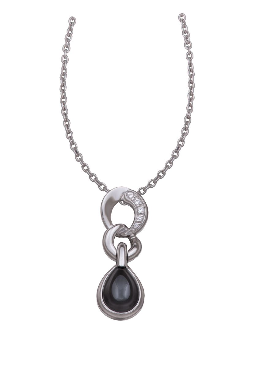 Orphelia Damen-Kette aus 925er Sterlingsilber mit Anhänger – Silber ZH-4538
