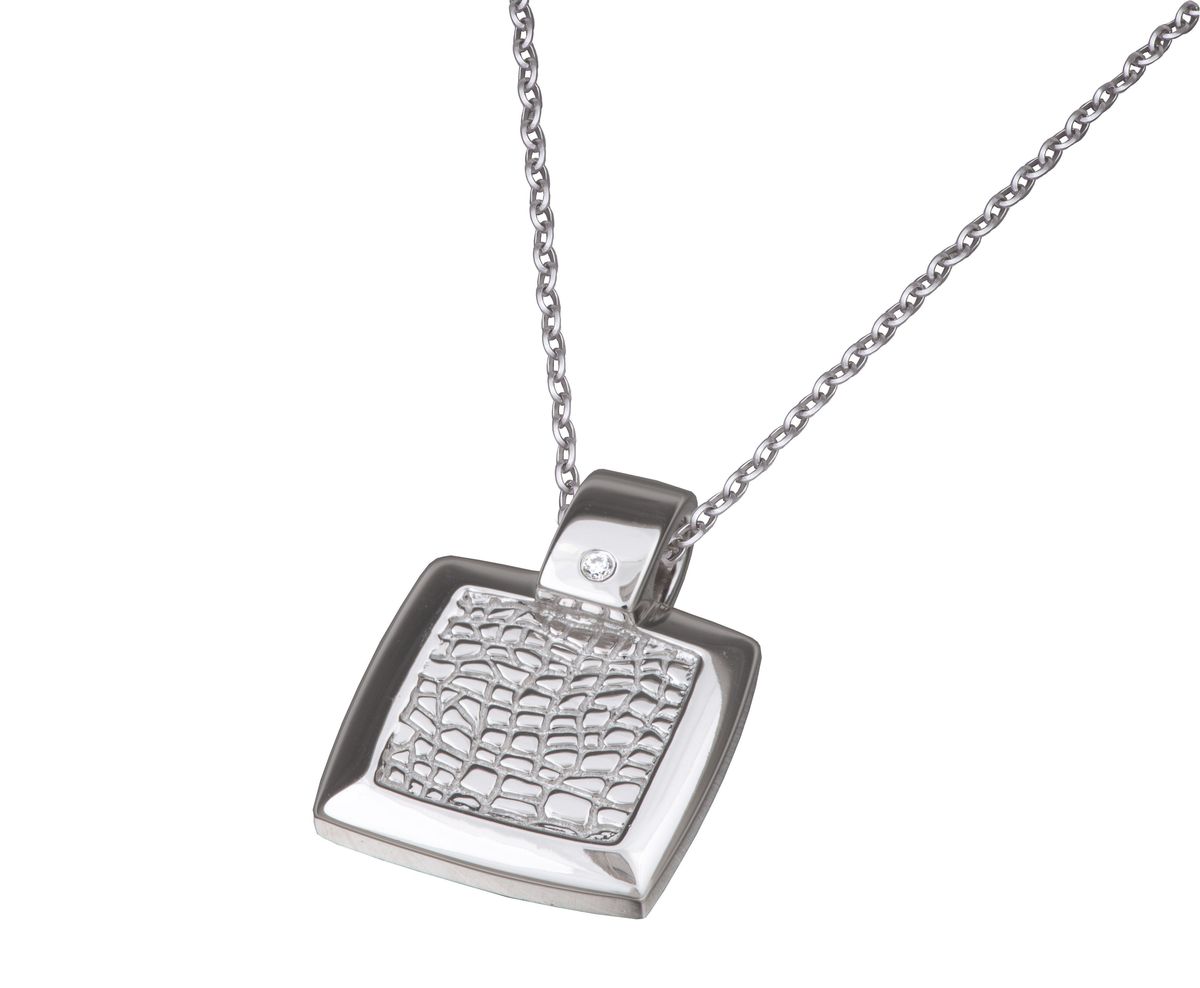 Orphelia Damen-Kette aus 925er Sterlingsilber mit Anhänger – Silber ZH-4542
