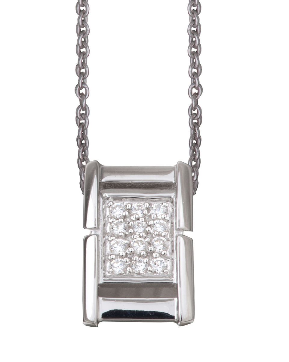 Orphelia Damen-Kette aus 925er Sterlingsilber mit Anhänger – Silber ZH-4559