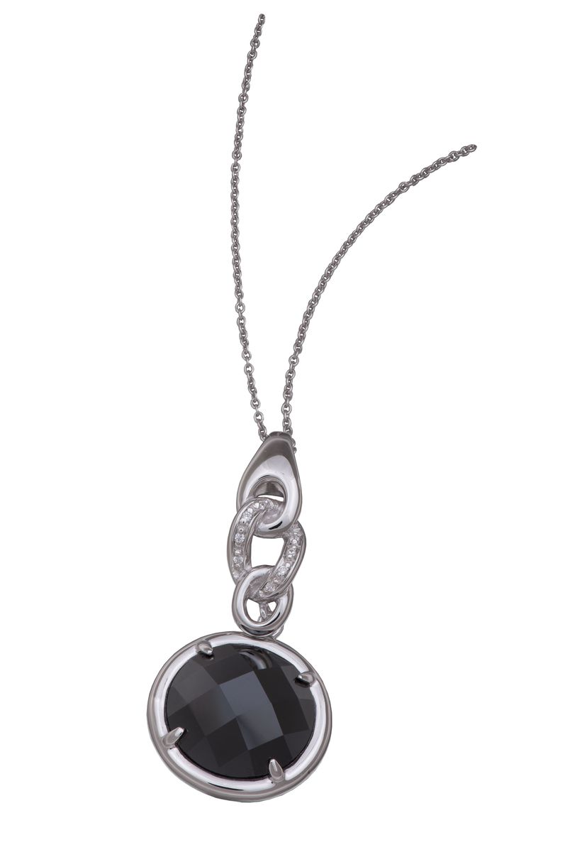 Orphelia Damen-Kette aus 925er Sterlingsilber mit Anhänger – Silber ZH-4565