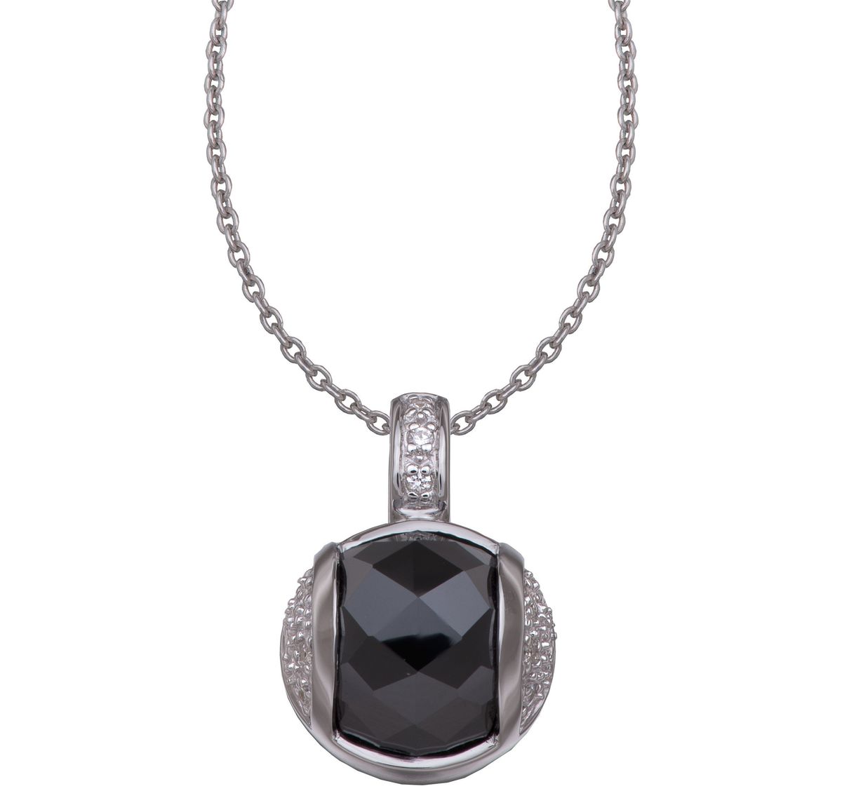Orphelia Damen-Kette aus 925er Sterlingsilber mit Anhänger – Silber ZH-4572