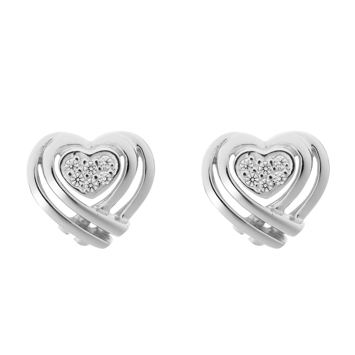 Orphelia 'Anni' Ohrstecker für Damen, 925er Sterlingsilber, Silber zo-7368