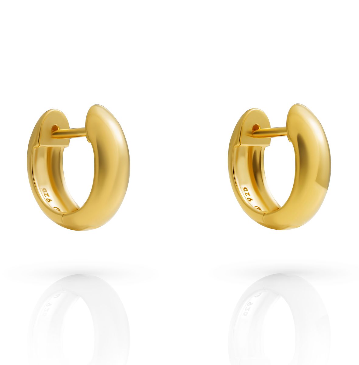 Orphelia 'Dory' Damen Ohrhänger aus 925er Sterlingsilber - Gold ZO-7556/G