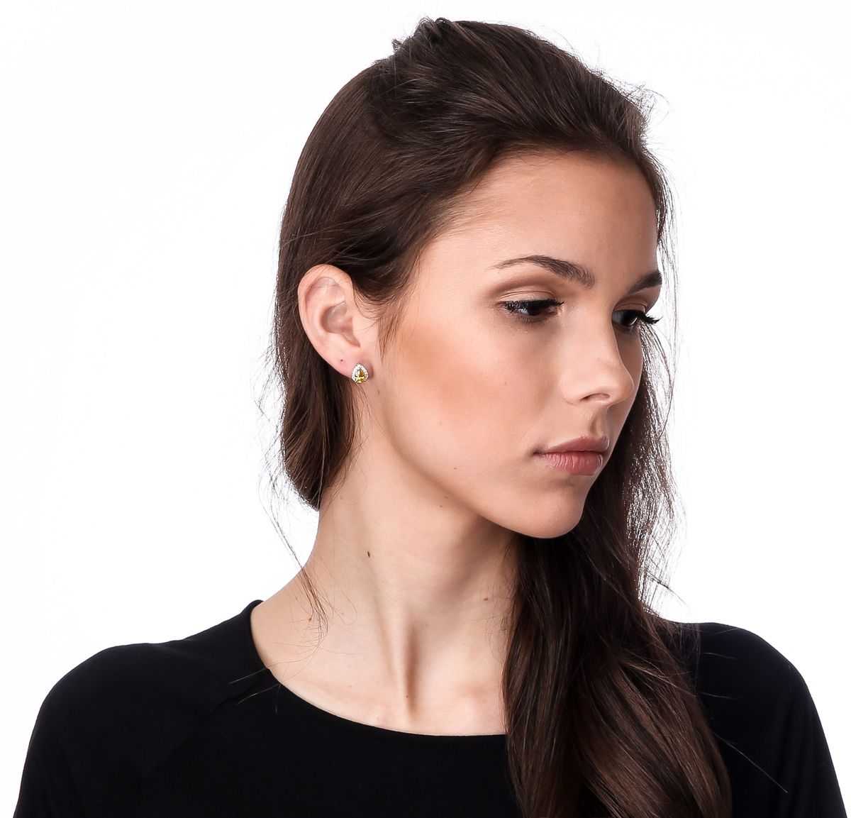 Orphelia 'Enora' Ohrstecker für Damen aus 925er Sterlingsilber – Silber ZO-7226/CI/1