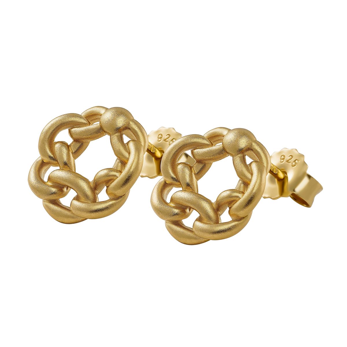 Orphelia 'Estelle' Damen 925er Sterling Silber Ohrstecker - Gold ZO-7516/G