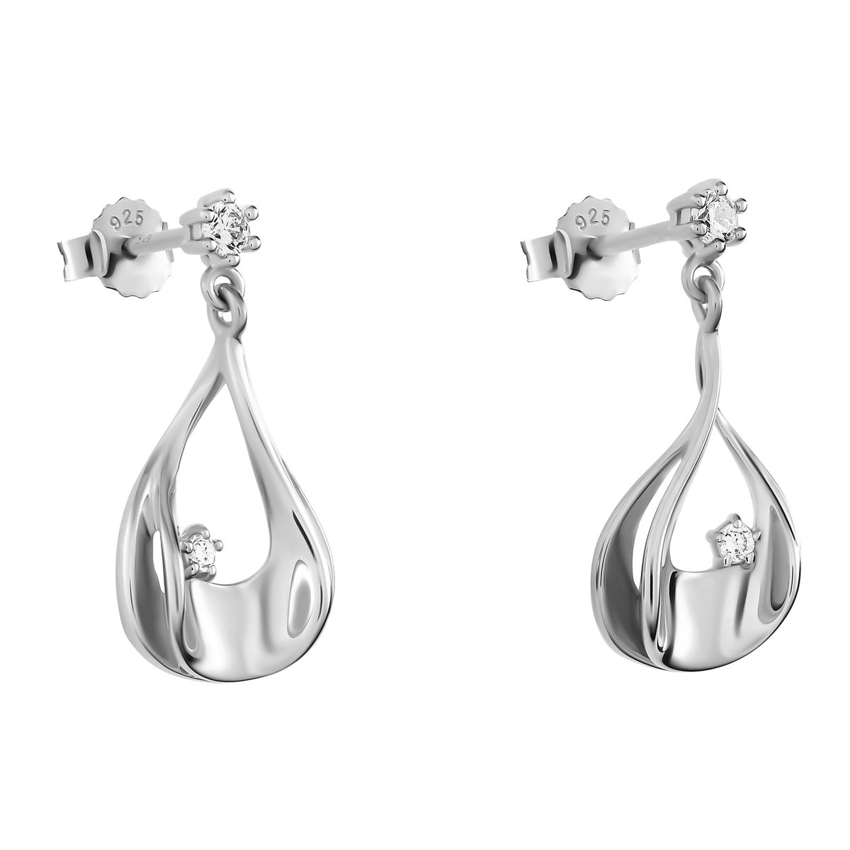 Orphelia 'Etoile' Tropfenohrringe aus 925er Sterlingsilber für Damen - Silber ZO-7524