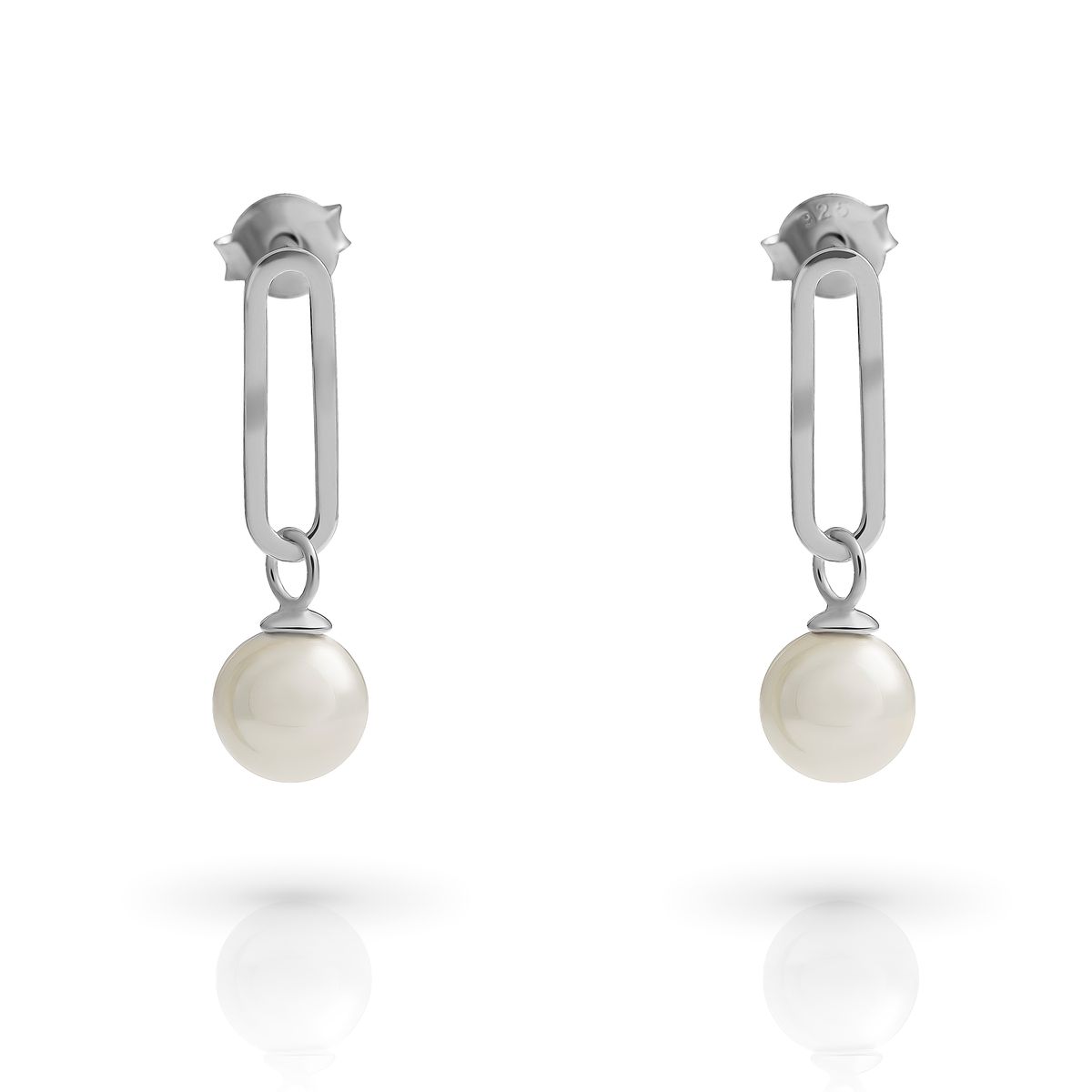 Orphelia 'Grand' Damen 925 Sterling Silber Ohrhänger - Silber ZO-7558