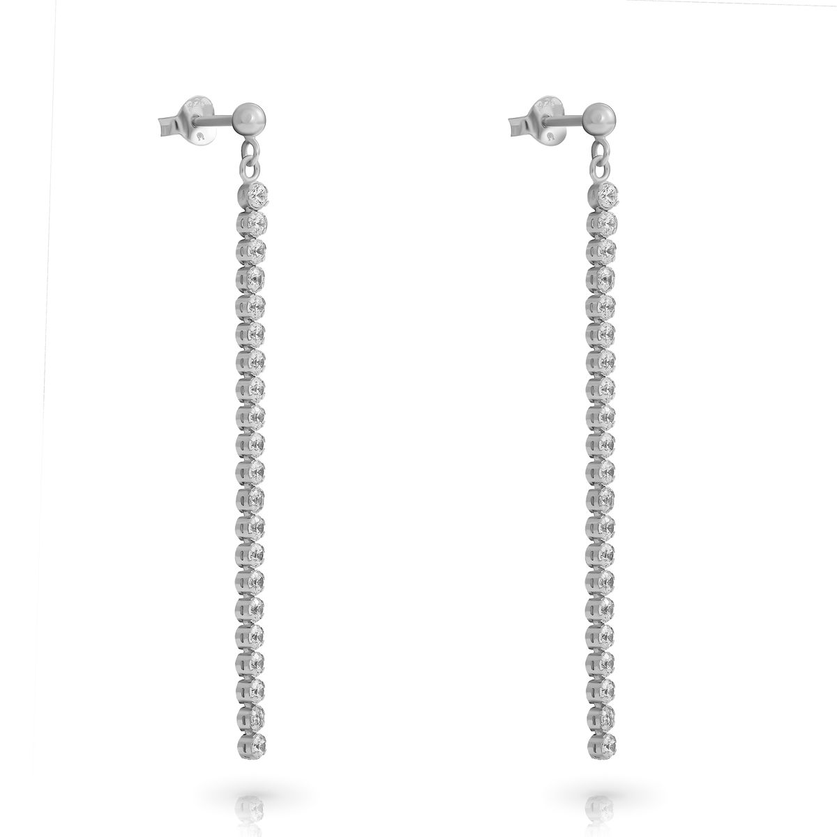 Orphelia 'Glitter' Tropfenohrringe aus 925er Sterlingsilber für Damen - Silber ZO-7548
