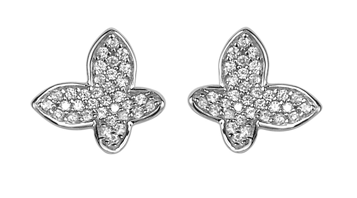 Orphelia 'Jolie' Ohrstecker für Damen aus 925er Sterlingsilber - Silber ZO-7044