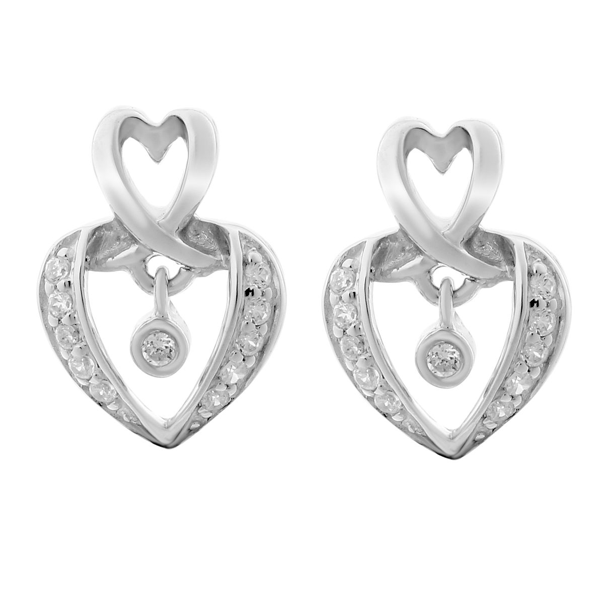 Orphelia 'Loreta' Tropfenohrringe aus 925er Sterlingsilber für Damen - Silber ZO-7126