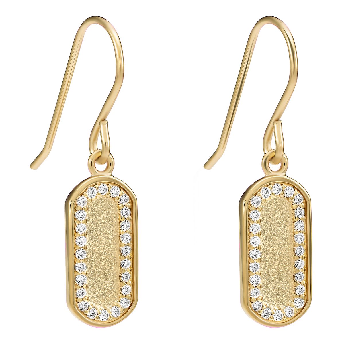 Orphelia 'Malaga' Tropfenohrringe aus 925er Sterlingsilber für Damen - Gold ZO-7573/G