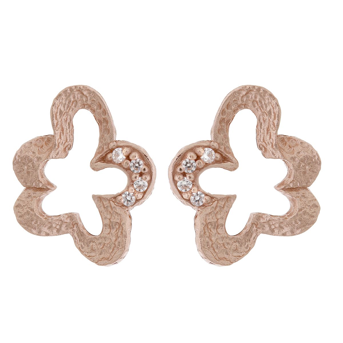 Orphelia 'Malenia' Ohrstecker aus 925er Sterlingsilber für Damen - Rosé ZO-7077/1