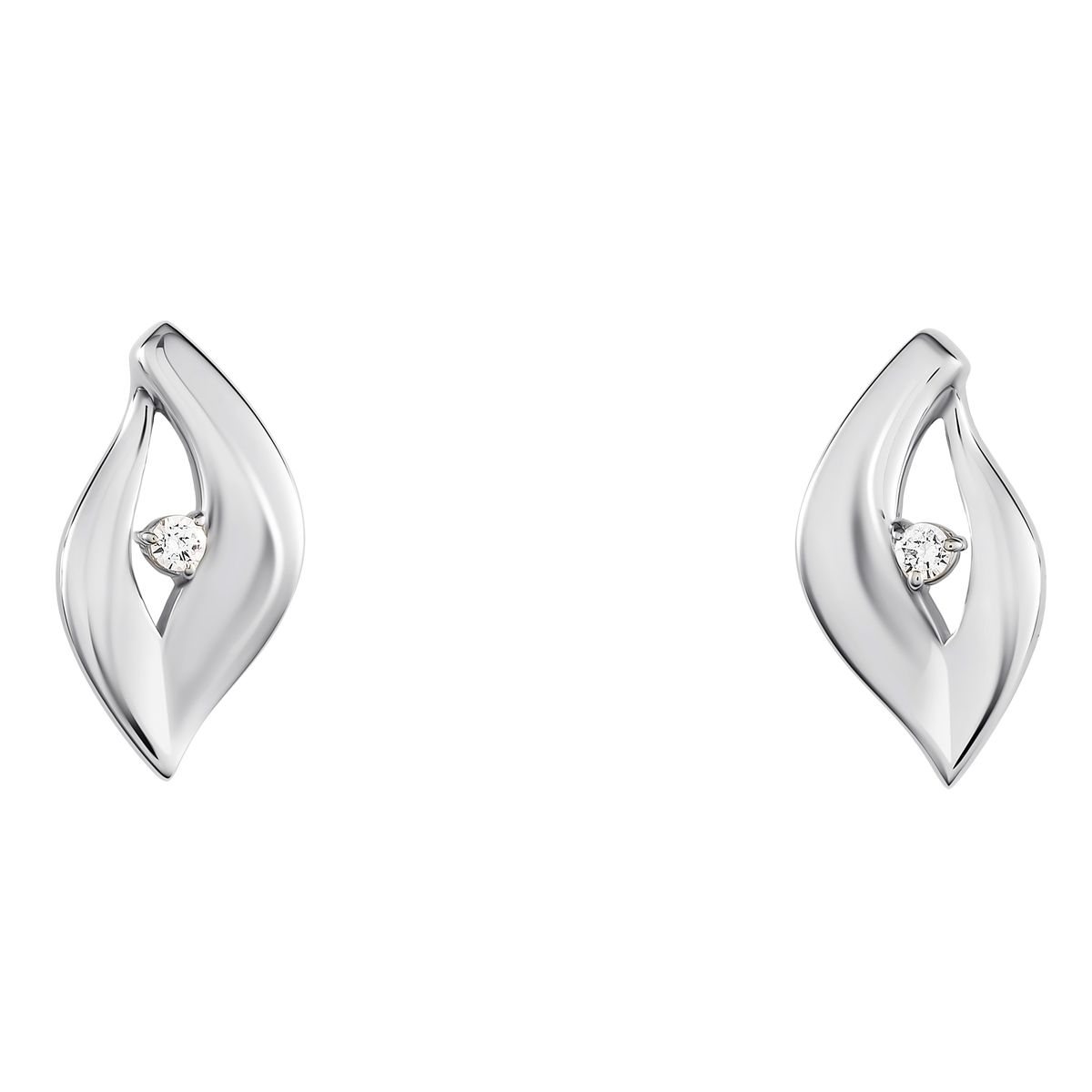 Orphelia 'Milan' Damen Ohrstecker aus 925er Sterlingsilber - Silber ZO-7519