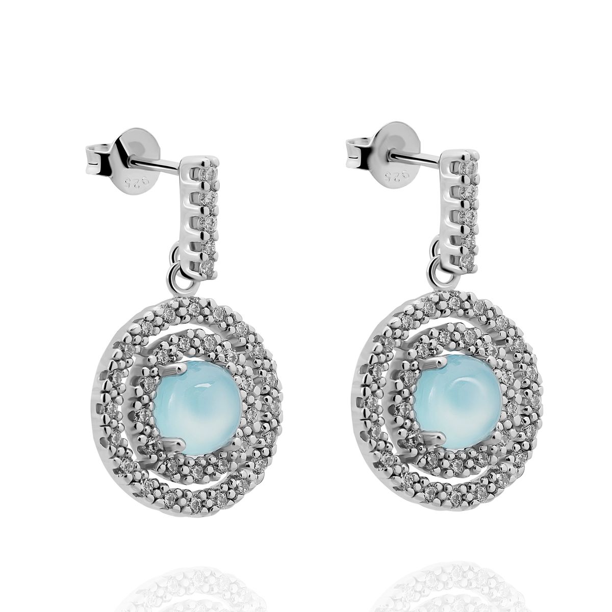 Orphelia 'Rivera' Tropfenohrringe aus 925er Sterlingsilber für Damen - Silber ZO-7481/BC