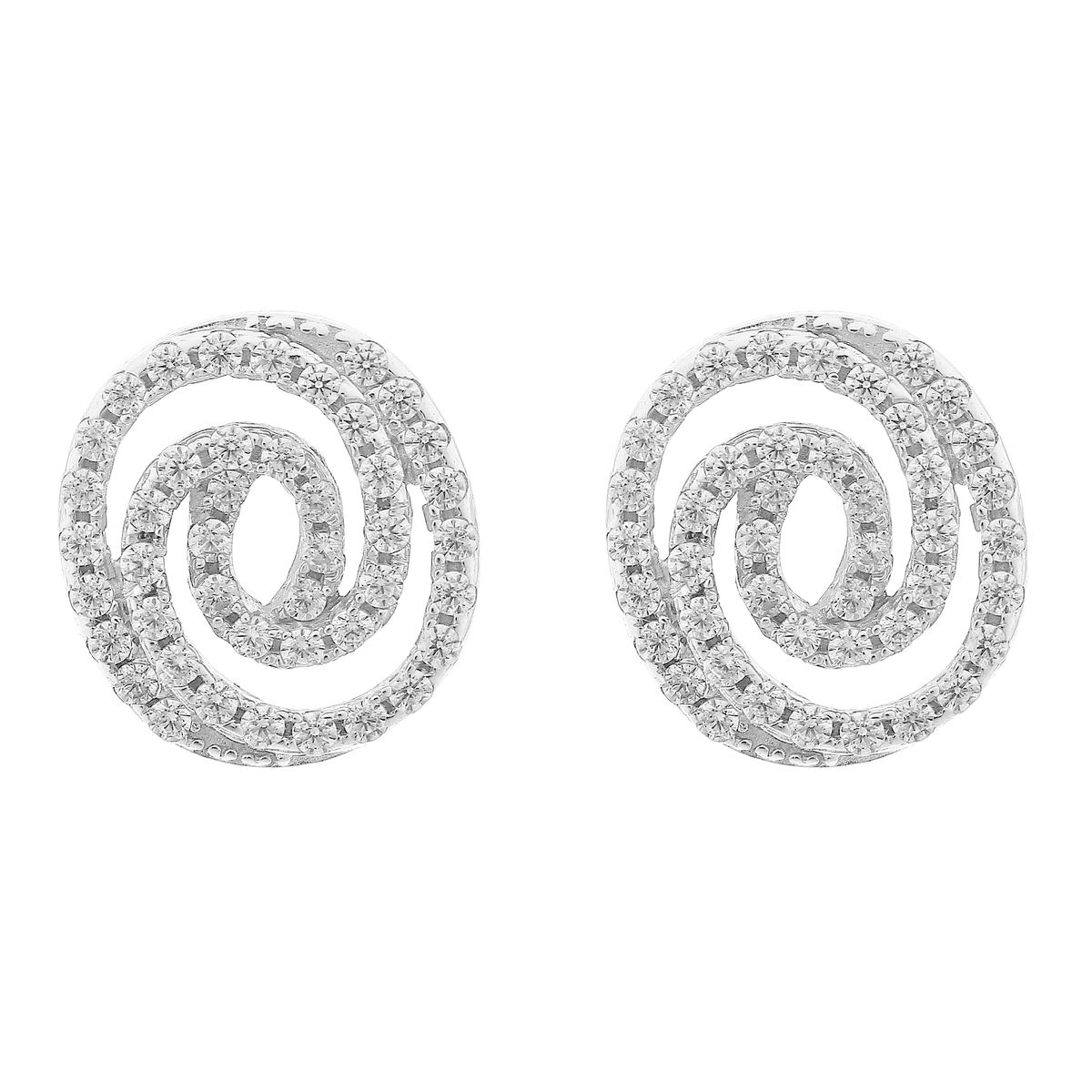 Orphelia 'Roshina' Damen Ohrstecker aus 925er Sterlingsilber - Silber ZO-7274