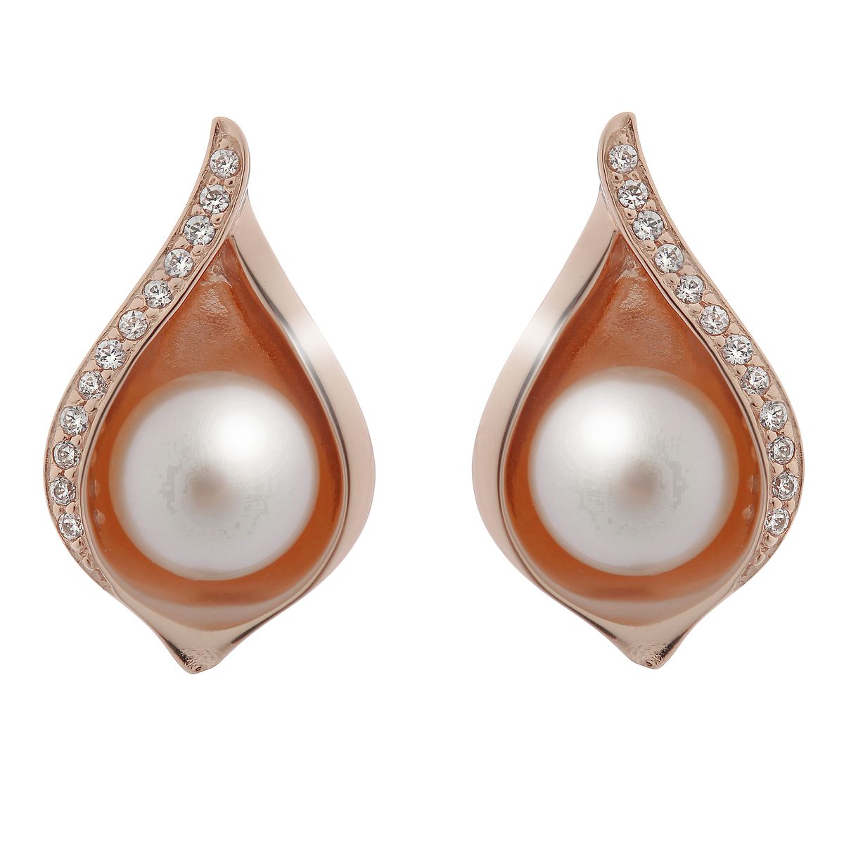 Orphelia 'Sophia' Ohrstecker aus 925er Sterlingsilber für Damen - Rosé ZO-7234/RG