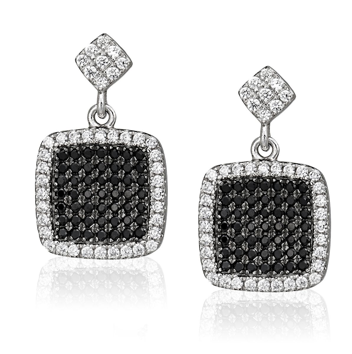 Orphelia Damen 925 Sterling Silber Ohrhänger - Silber ZO-5231