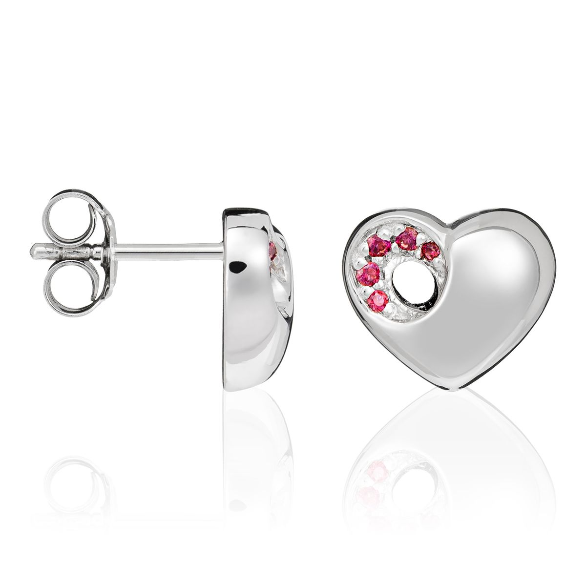 Orphelia Ohrstecker für Damen, 925 Sterlingsilber, Silber ZO-5020